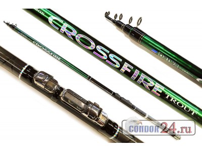 Удилище с кольцами DAIWA Crossfire Trout CF-T38MH
